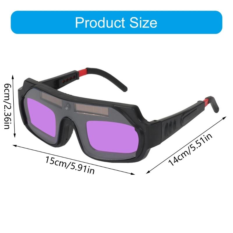 Автоматически затемняющиеся солнечные сварочные очки для металлообработки, защитные с ремешками, подходят для использования в помещении и на улице