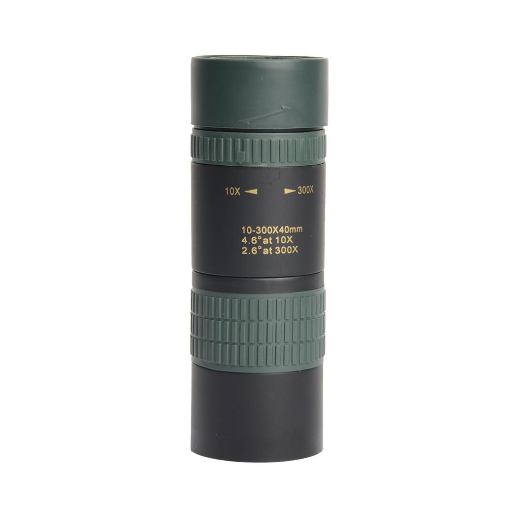 Телескоп 10-300x40 Zoom HD 4K Портативный прочный бинокль с большим радиусом действия Профессиональный монокуляр BAK4-Prisms Для охоты и кемпинга