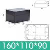 ABS Plastic Electric Supplies Black Security Monitoring Case New Power Box  Electronic Project