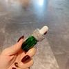 Элегантный стеклянный флакон-капельница с бриллиантами — портативный, многофункциональный контейнер для эссенций и духов