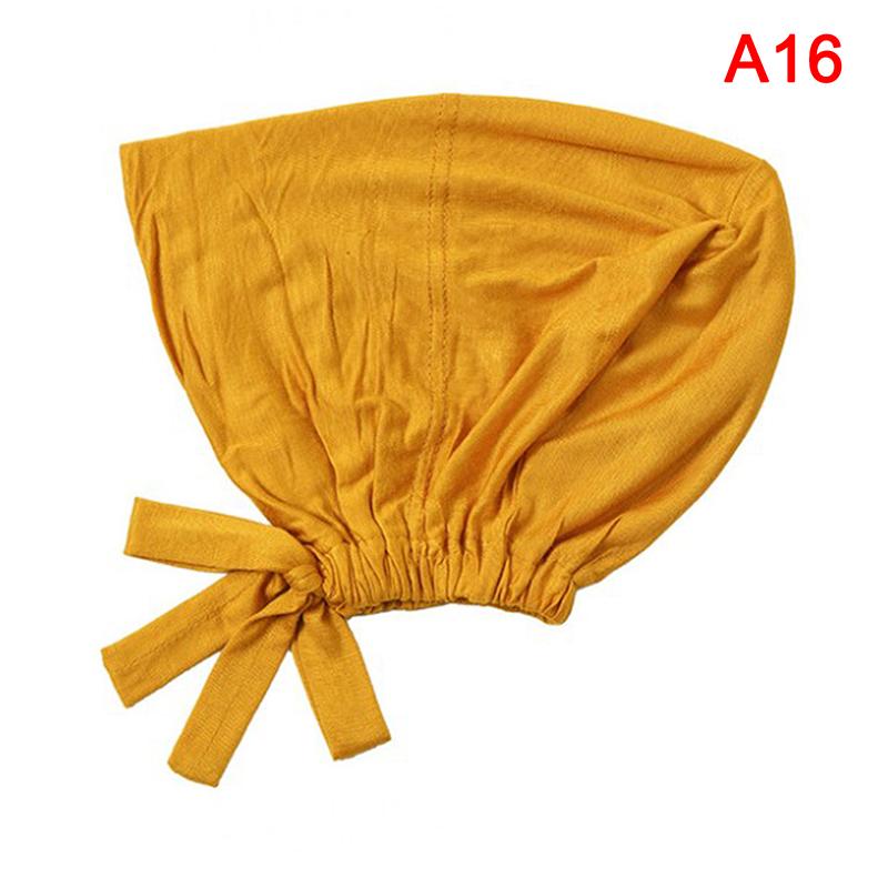 Muslim Inner Cap Stretch Hijab With Rope Adjustable Women Underscarf