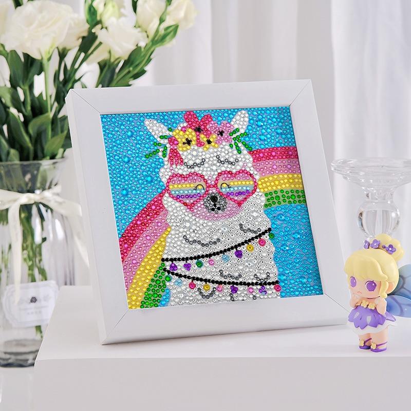 DIY Детская алмазная живопись Размер Алмазная картина 5D Алмазная картина Детская игрушка-головоломка Прилипающая алмазная живопись