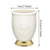 Embossed Portrait Makeup Brush Holder Lipstick Eyebrow Pencil Storage Box  Desktop Decor