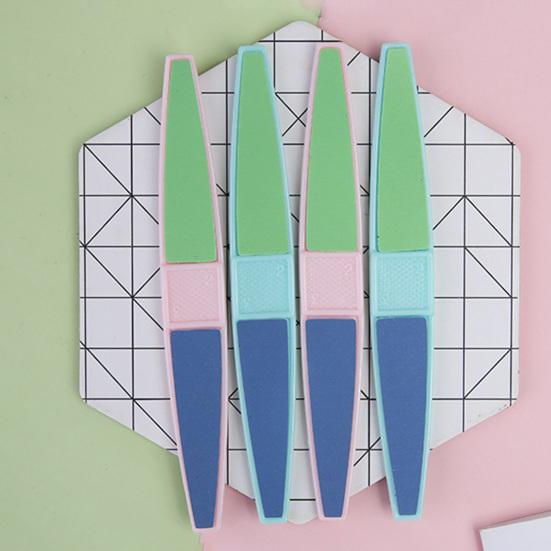 Пилочка для ногтей Двусторонняя многоразовая ручка Удобная сверхлегкая Широкое применение Экономящая труд пилочка для ногтей из полипропиленового материала Инструменты для маникюра и педикюра Принадлежности для ногтей