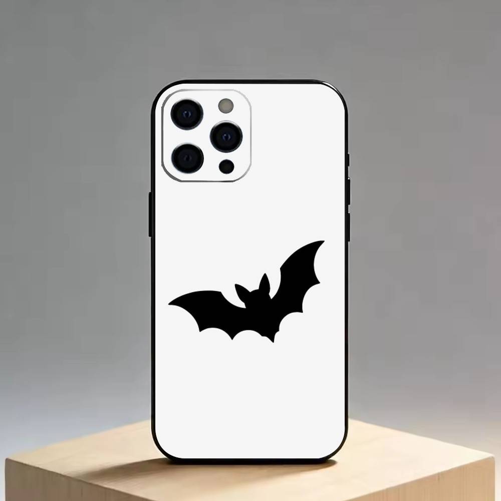 Bat Spider Pattern Matte Texture Phone Case Silicone Soft For IPhone 17 16 15 14 13 12 11 X XR Plus Pro Max Plus