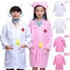 Premium Doctor Coat Fancy Dress Up Costume For Kids With Long Sleeves And Red Cross Pattern
