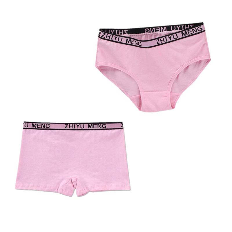 2 шт. трусы для девочек, хлопковые боксеры, нижнее белье для девочек, детские удобные трусики со средней посадкой