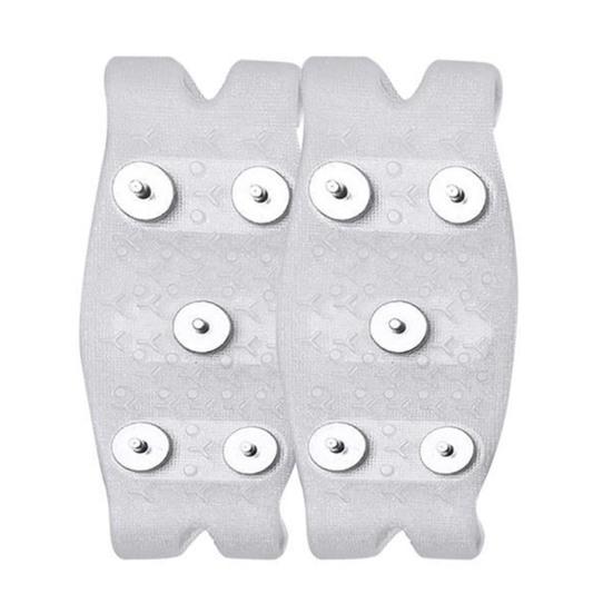 1 пара шипов для льда, кошки с 5 стальными шипами, светоотражающие, для мужчин и женщин, для зимнего отдыха на свежем воздухе, для ходьбы по льду и снегу, эластичные, нескользящие