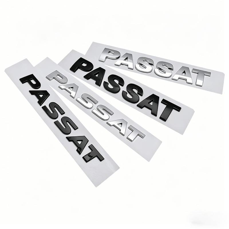 Подходит для наклеек на автомобиль PASSAT, задних наклеек на автомобиль, модифицированных наклеек на автомобиль Passat из АБС-пластика, 3D-персонализированных наклеек на автомобиль