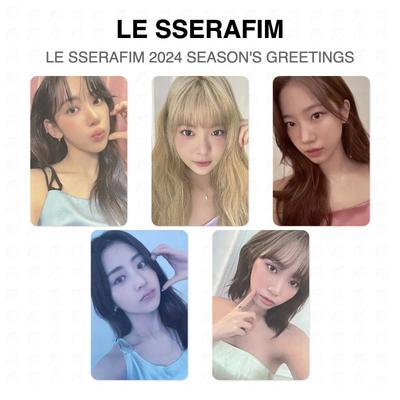 LE SSERAFIM ПОЗДРАВЛЕНИЕ С СЕЗОНОМ 2024 Официальная фотокарточка