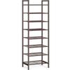 Narrow Shoe Rack - Sturdy 8 Tier Metal Tall Shoe Rack Shelf, Slim Shoe Storage Organizer for Closet Entryway
