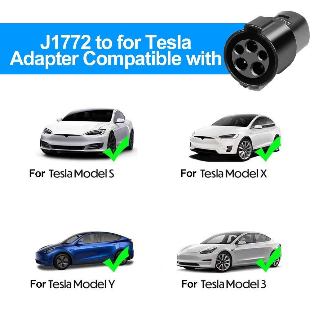 Type1 J1772 для Tesla Model XY 3 S адаптер для электромобиля зарядка для EV зарядное устройство конверсионный пистолет гнездо