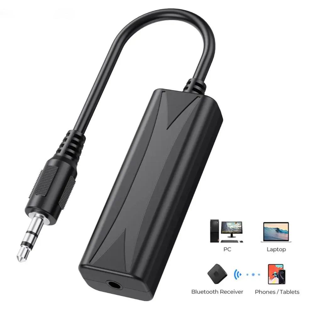 3.5mm Aux Audio Noise Filter Speaker Line Ground Loop Noise Isolator Eliminate for Car Stereo Audio System Home Stereo Car Accessories
