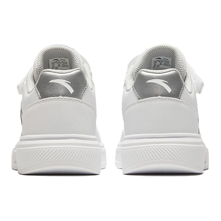 Anta Удобные модные нескользящие износостойкие низкие детские кроссовки для скейтбординга детские кроссовки белые 332438012S-1