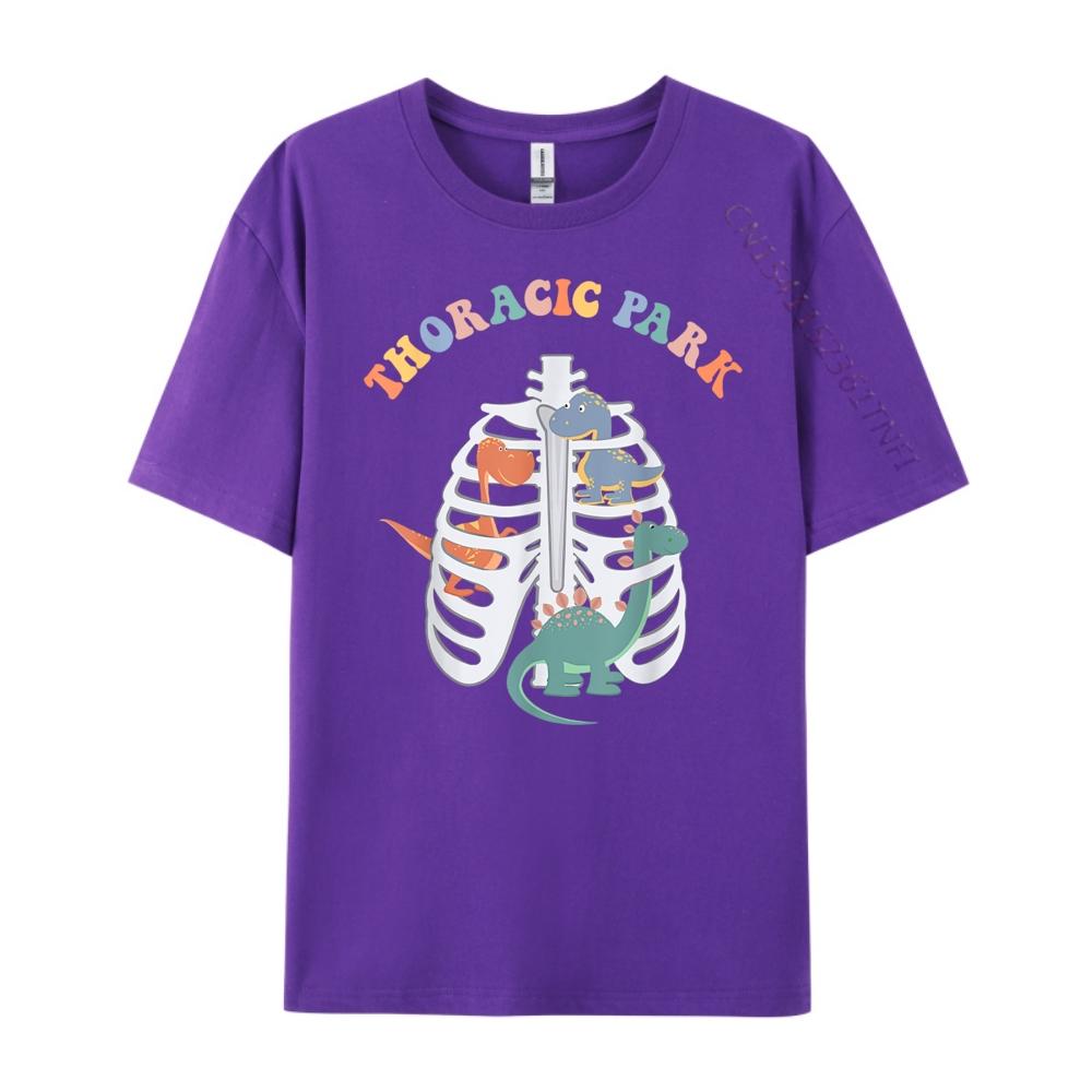 Groovy Thoracic Musculoskeletal Park Funny Dino Nurse Funny Shirts Fashionable and Trendy Man Clothes Gothic Style
