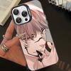 Чехол для телефона Jujutsu Kaisen для iPhone 16 15 14 13 12 11 Pro Max X XR XSMAX 8 7 Plus Матовый Ударопрочный Задний Чехол