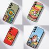 Аниме B-Bobs B-Burgers Противоударный чехол для телефона Samsung S25,S24,S21,S22,S23,S30,Ultra,S20,Plus,Fe,Lite,5G Черный чехол