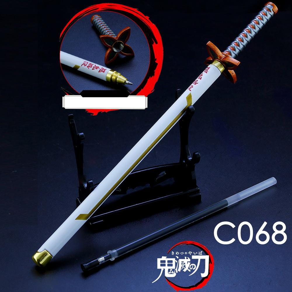 Аниме Demon Slayer Sword гелевая ручка 0,5 мм черные чернила сменная ручка для письма школьные канцелярские принадлежности Kimetsu No Yaiba