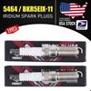 2 pcs Fit NGK BKR5EIX-11 5464 Spark Plugs Iridium IX For Toyota Mitsubishi Mazda
