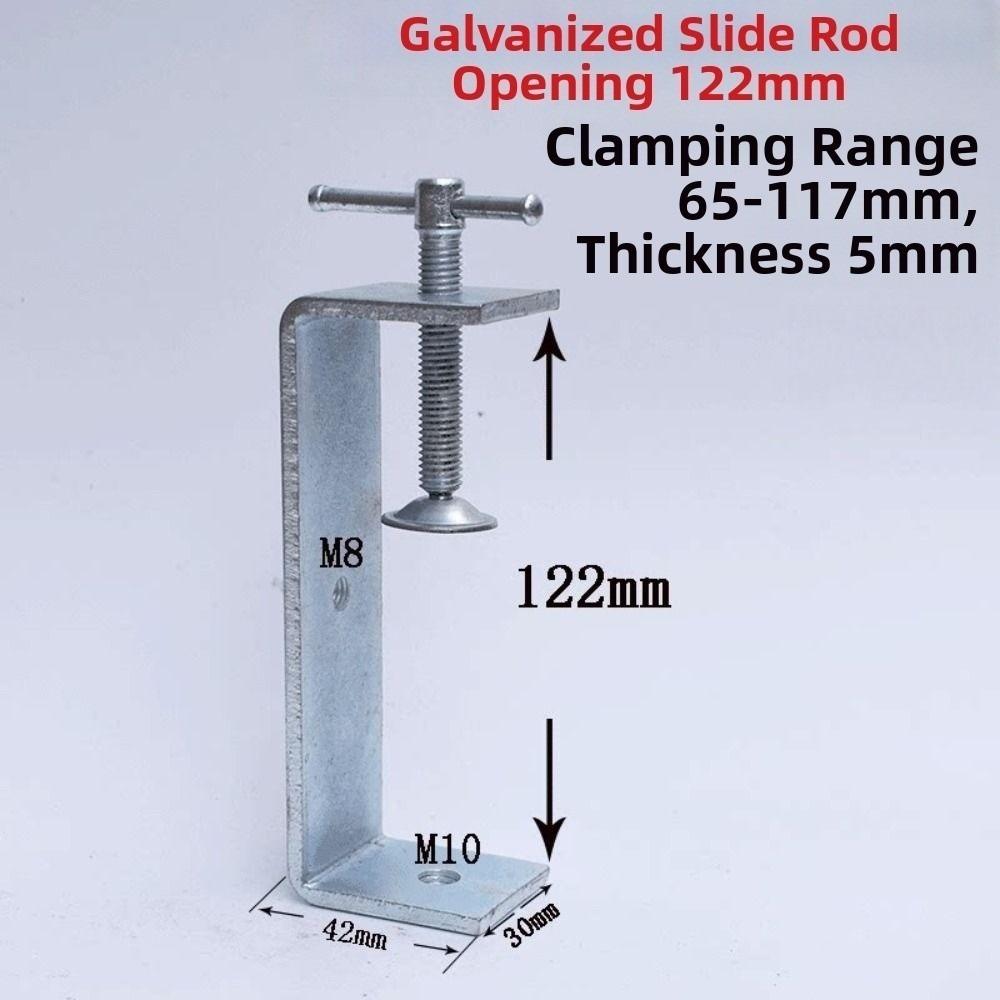 Adjustable Square Clamp Zinc Plating Fixed Holder Clip Professional C-clamp  Hardware Fasteners