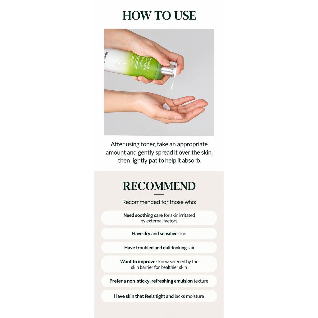 Farmstay Mugwort & Ceramide Emulsion 120ml