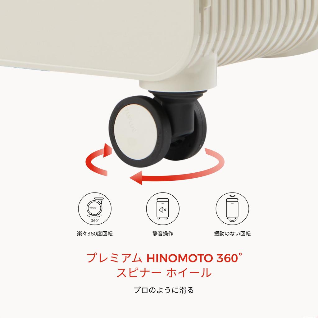 Suitcase ABS Carry Case Large Shockproof Carry Bag Quiet 8 Wheels Travel Business Business Trip Equipped with TSA Balance Series [TUPLUS] Rourke,