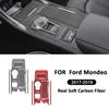 Для Ford Mondeo 2017- Накладка из углеродного волокна на панель центральной консоли, отсек для хранения селектора передач, подстаканник, декоративная наклейка