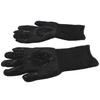 BBQ Gloves Heat Resistant Grilling Gloves Non Slip Oven Gloves Long Kitchen Gloves for Barbecue Baking Black Average