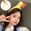Cartoon Little Yellow Duck Hair Hoop Funny Animal Decor Kids Headband Girl Hair Clip Children Gift