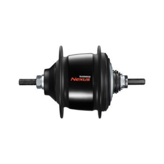 SHIMANO Internal Hub Premium Specification Black 32H Axle 184mm 132mm When Installing the Roller Remove the Left Waterproof Cap Unit KSGC60118VBL