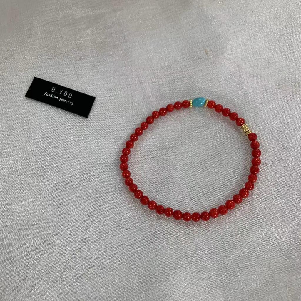 Юань Ю Высококачественное ожерелье из бирюзы: Не выцветающая, Темперамент-Личность Ключичная Цепочка для Женщин