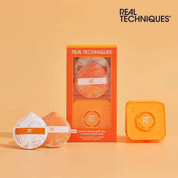REAL TECHNIQUES Miracle Liquid Puff Duo (+Case)