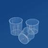 Transparent Round Handleless Measuring Cup with Spout and Scale