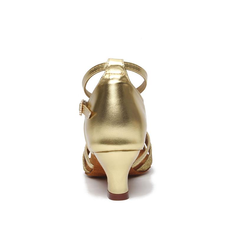 Туфли для латинских танцев на среднем каблуке 5 см, женские туфли для бальных танцев, туфли для танго и сальсы