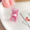 Креативное кольцо из смолы желеобразного цвета, женская повседневная модная бижутерия, кольцо на палец, кольцо с бантом, кольцо в корейском стиле