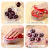 Инструмент для удаления косточек Cherry Pitter, портативный инструмент для удаления косточек с шестью отверстиями и замком