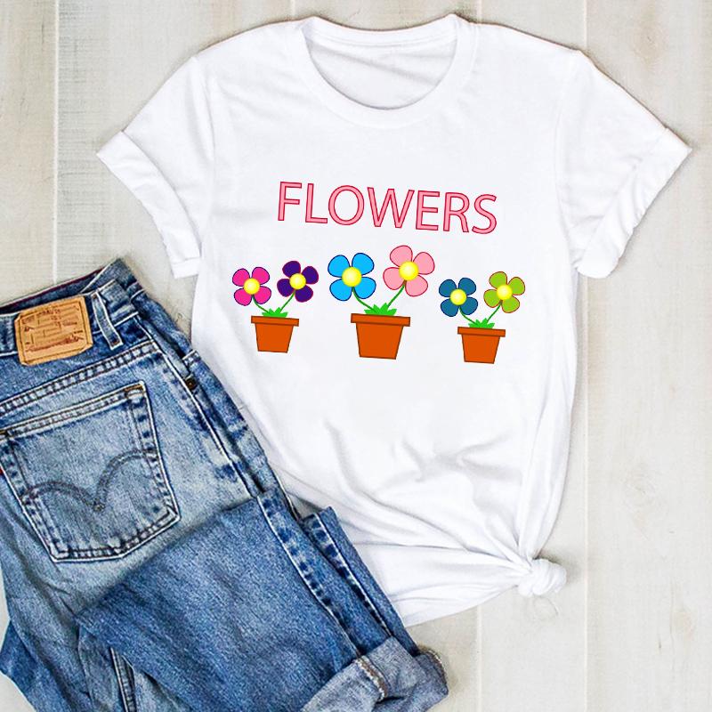 Womens Tshirt Summer Butterfly Cute Fashion 90S Print Ladies Tee Female Top Shirt Clothes Graphic Lady Tops Clothing