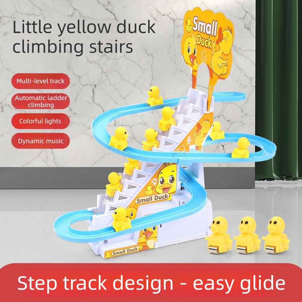 Ducks Design Slide Track Toy 1 Box Slide Track Toy including 6pcs Ducks Fun Slide Toy Birthday Present for Boys Girls