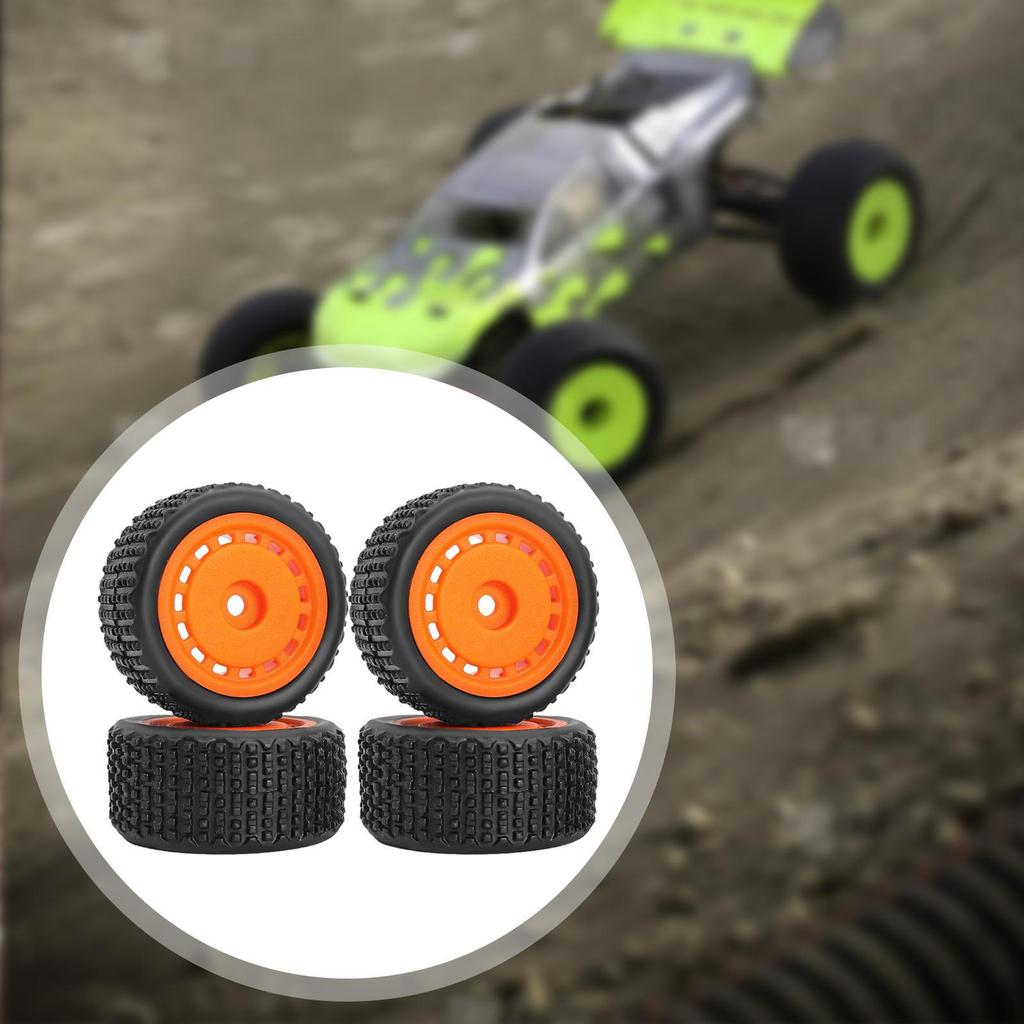 4 Pieces RC Wheel Rims Replaces Professional Lightweight Upgrade Part 1/28 Car