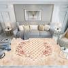 Ковры в европейском стиле для гостиной 140x200, большого размера, розового цвета, для спальни, роскошный нескользящий коврик для гостиной