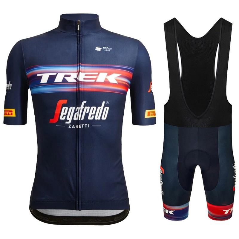Mens Cycling Jersey Bib Shorts Set Breathable Quick-Dry Road Mountain Bike Apparel
