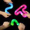 12 Pcs Glow Sticks Party Favors LED Light Up Pop Tubes Kids Toy Glow In The Dark Necklaces Bracelets Party Supplies for Birthday Christmas