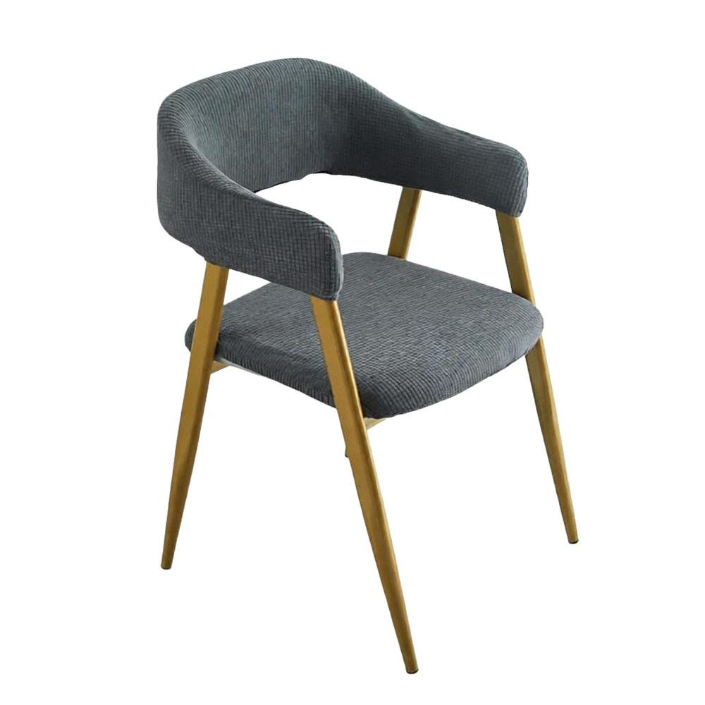 Stretch Fabric Armchair Slipcover Thickened Texture Dining Chair Cover Dining Room
