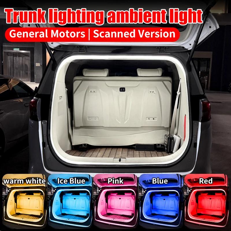 12V Car Rear Trunk Brighten LED Strip Modified Lighting for Waterproof Flexible Light Universal connector Plug & Play 4m