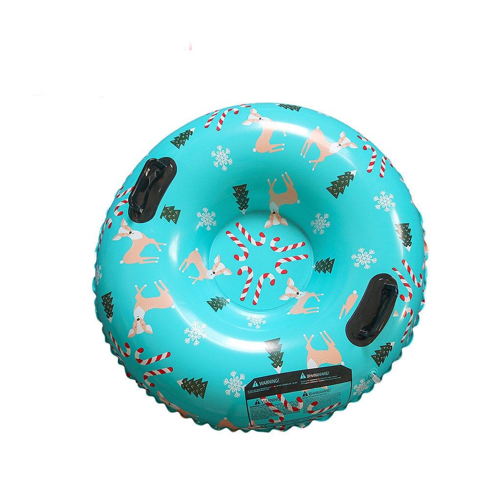 With Handle Snow Sledge Thicken Winter Snow Tube Practical Sledding Tube Ski Mat Toy