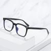 New fashionable TR glasses frame, anti-blue transparent glasses frame, flat light myopia frame glasses are in stock.