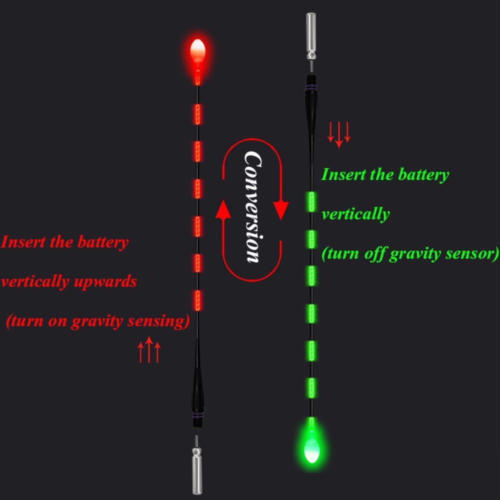 1pc LED Light Smart Fishing Led Light Float Color Change Gravity Sensing Chip Float  Rock Fishing