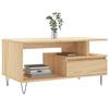 VidaXL Coffee Table Sonoma Oak 90x49x45 Cm Engineered Wood 831023