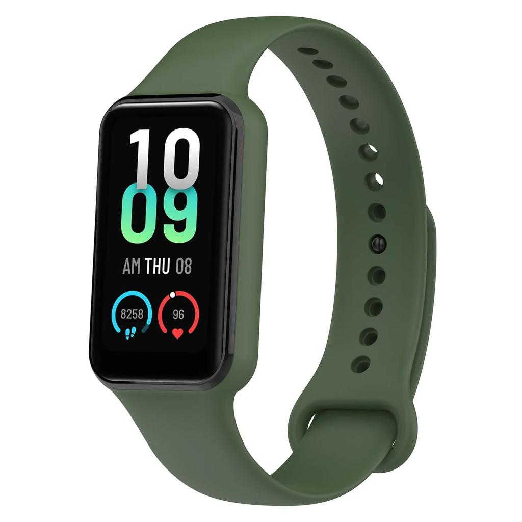 Мягкий силиконовый спортивный ремешок для Amazfit Band 7 Браслет Замена ремешка для часов Amazfit Band 7 Ремешок на запястье Умные часы Correas