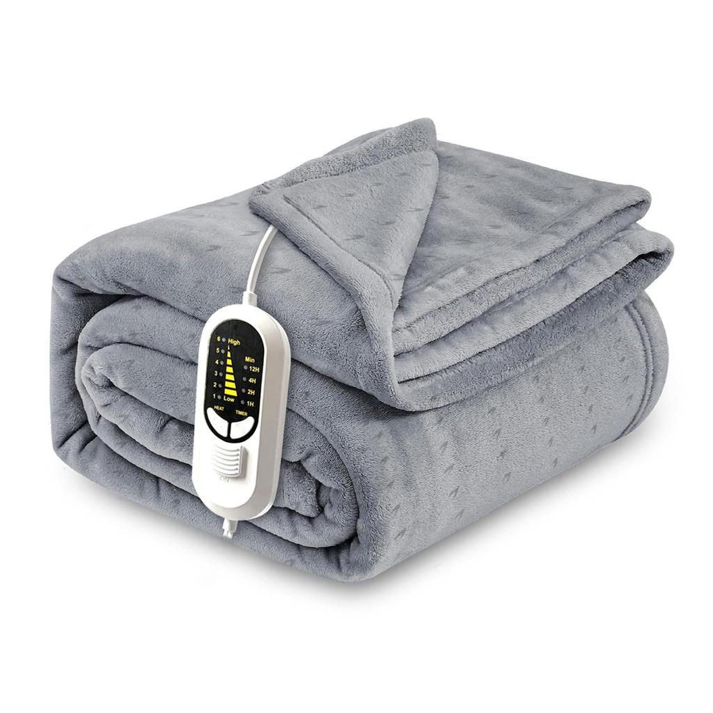 180x130cm Electric Blankets Flannel Warm Body Heating Blanket Intelligent 6-speed Temperature Control Thin Blanket Multi Purpose Sofa Bed Thin Quilt